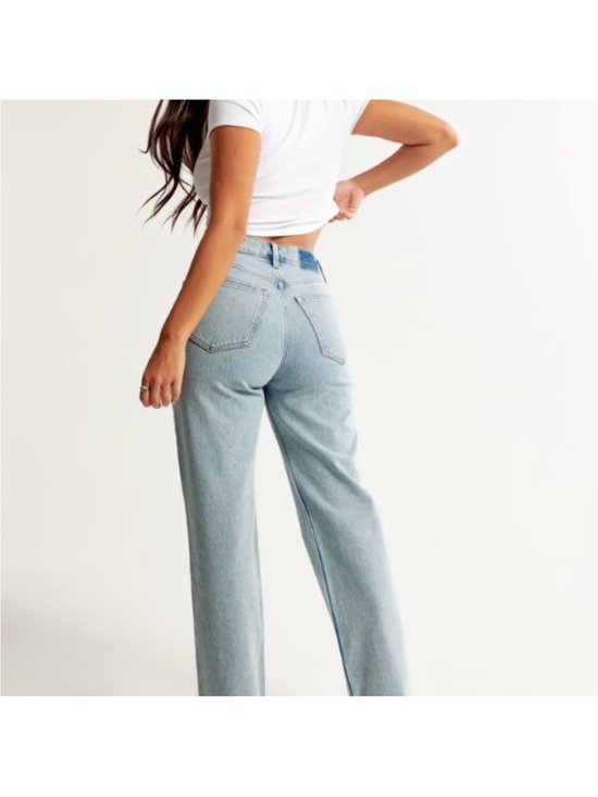 Abercrombie & Fitch Denim - Abercrombie & Fitch Jeans 90s Relaxed Jean Curve Love High Rise 30 Tall